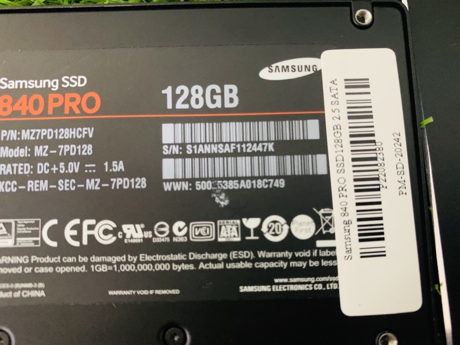 เอสเอสดี มือสอง ราคาถูก Samsung 840 PRO SSD128GB 2.5 SATA
