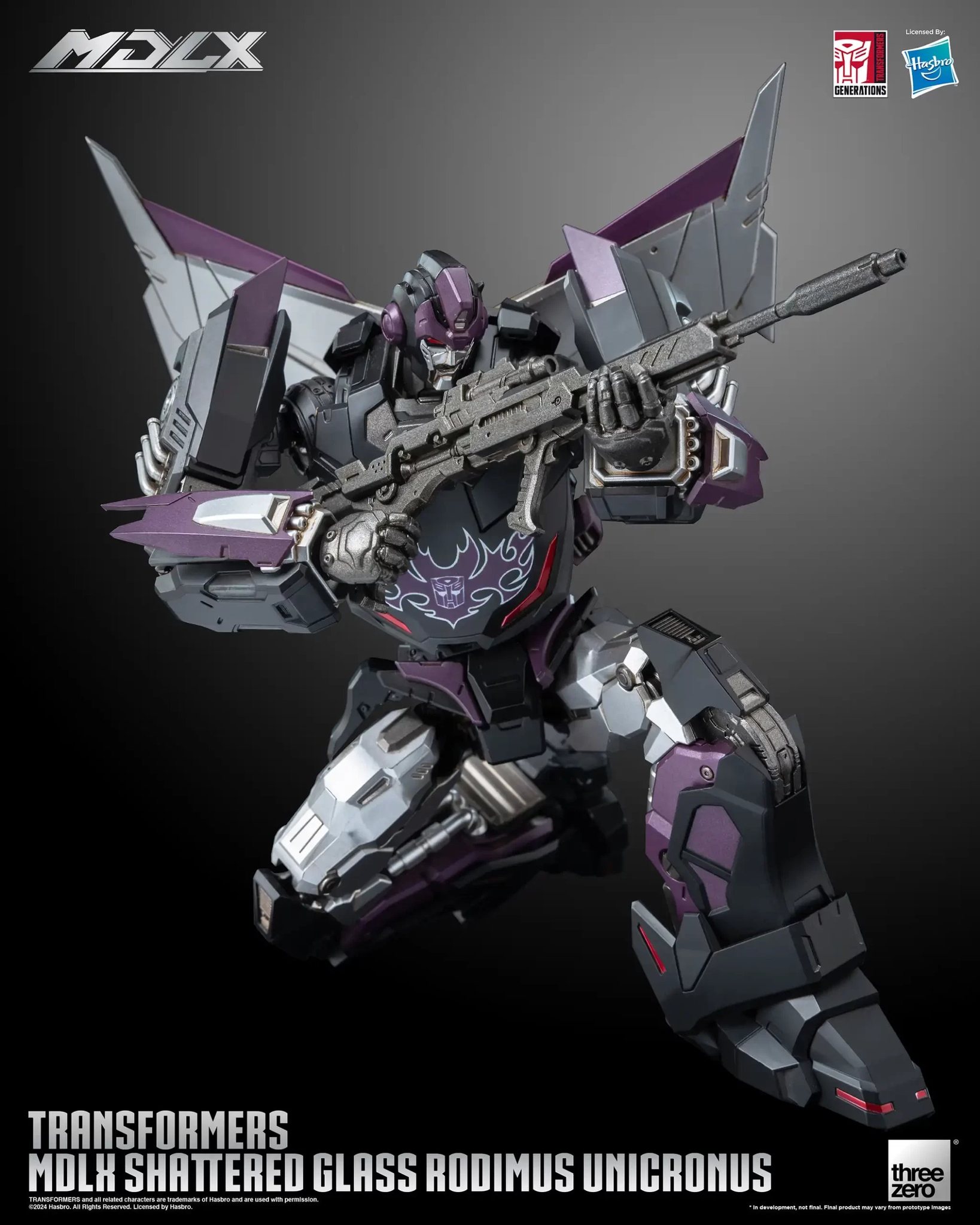 [สั่งจอง]threezero 3Z07170W0 : MDLX TRANSFORMERS Shattered Glass Rodimus Unicronus