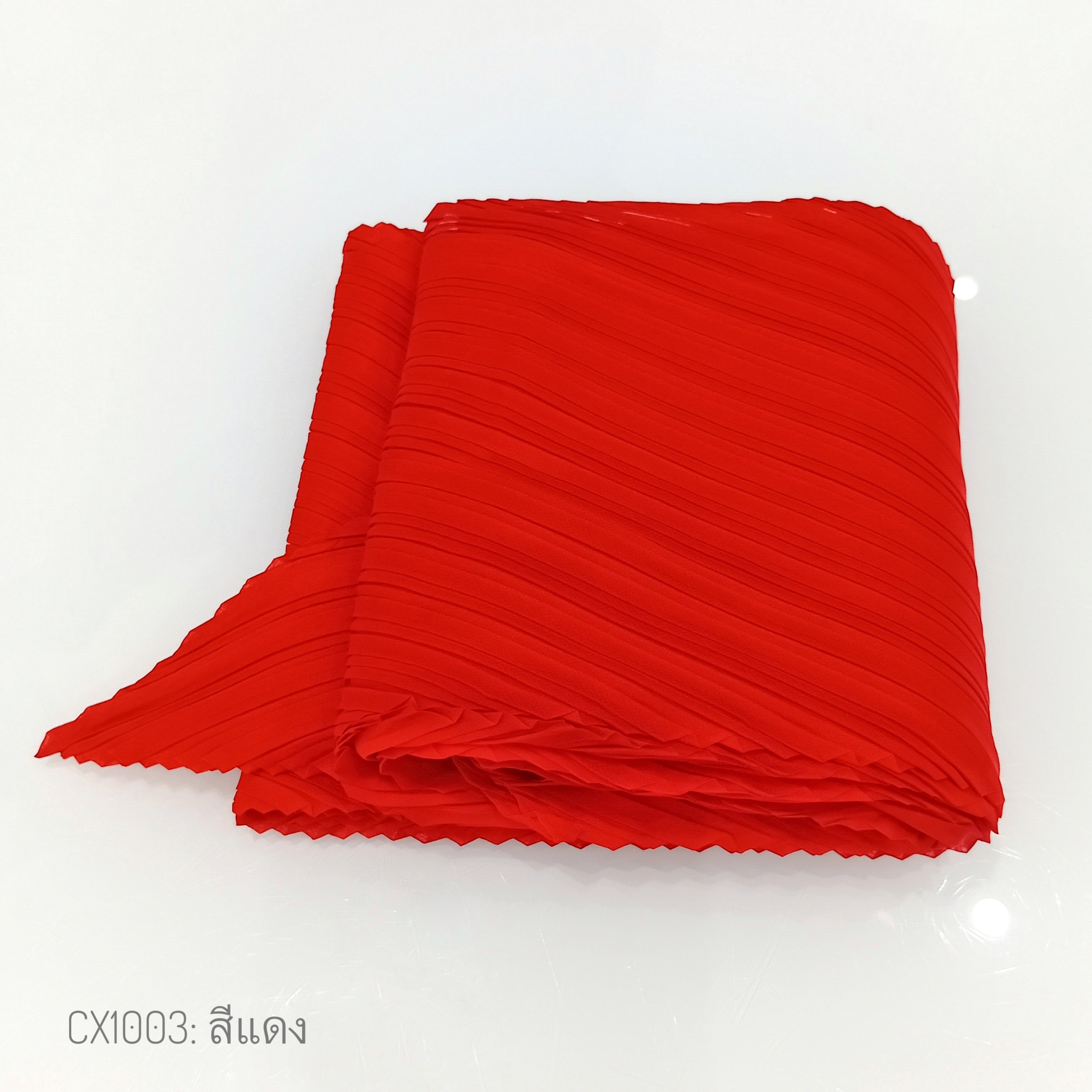 2MUAY CX1003 ผ้าพันคออัดพลีท BASIC PLEATED SCARF 21 สี