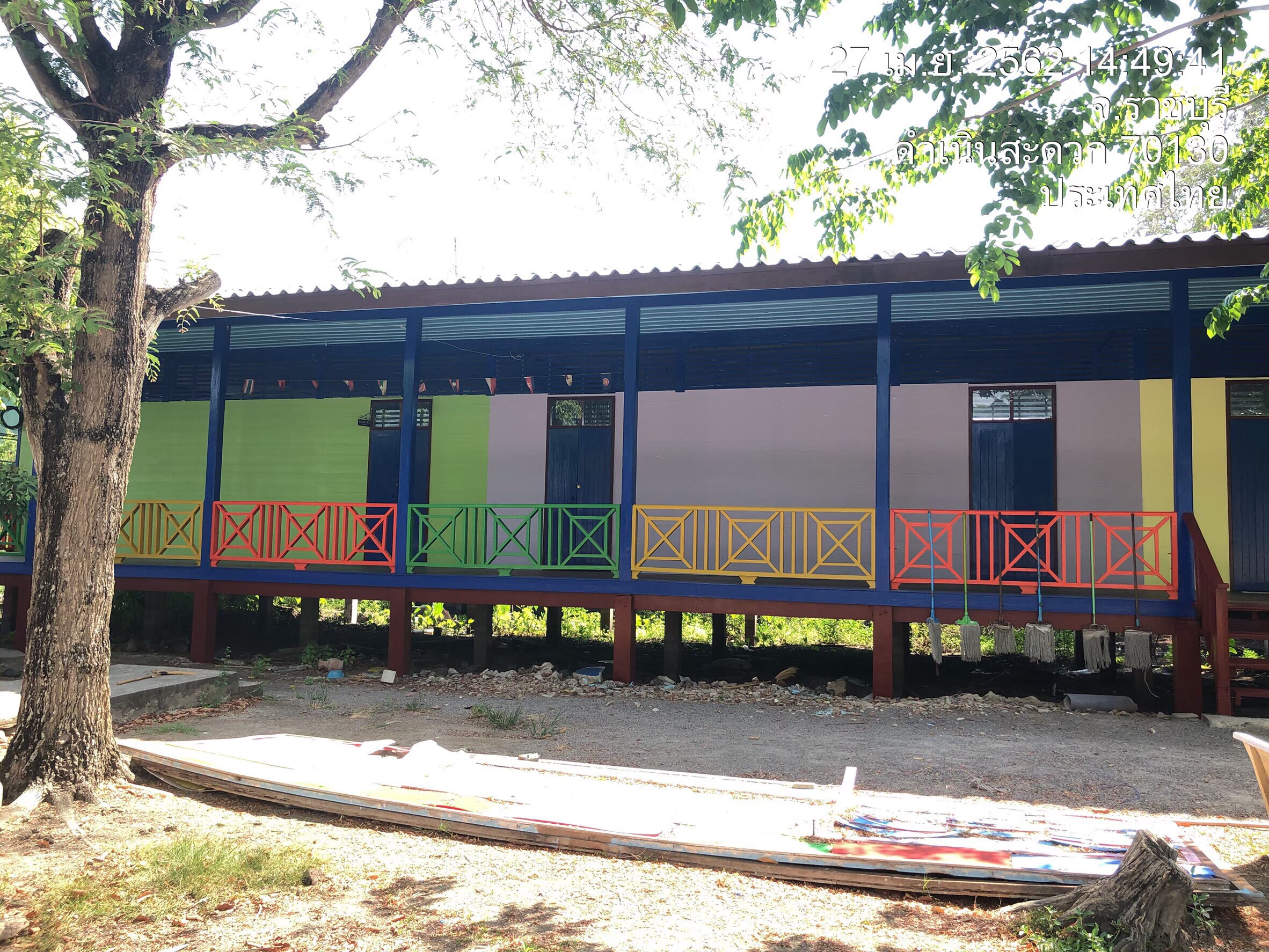 งานซ่อมอาคารเรียน ร.ร บ้านดอนฟักทอง