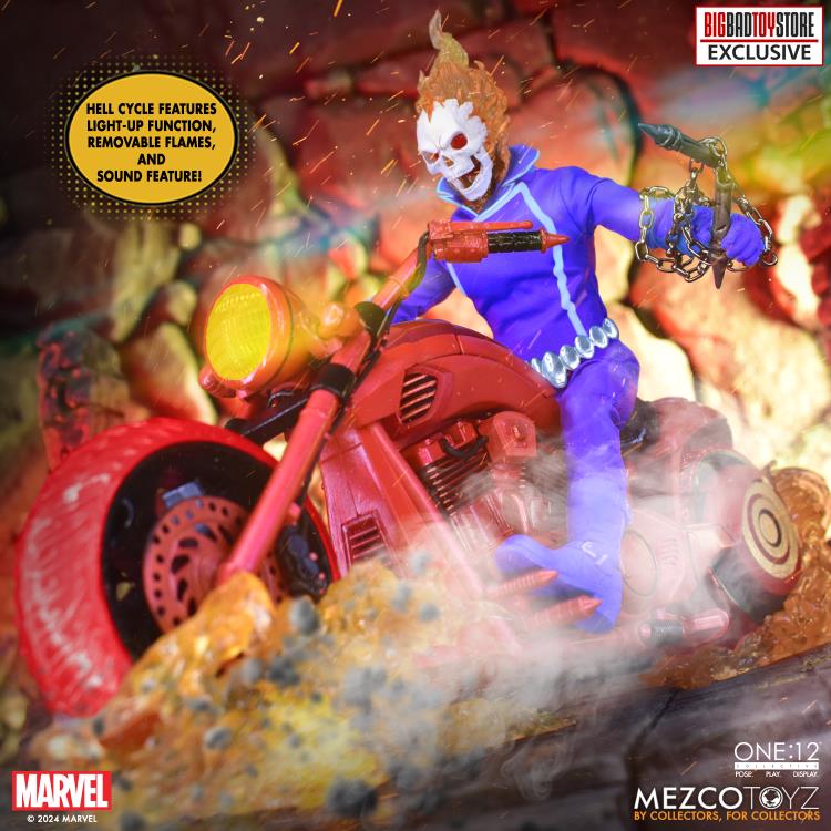 [พร้อมส่ง] Ghost Rider One:12 Collective : Ghost Rider & Hell Cycle (Vengeance Edition) Exclusive Set