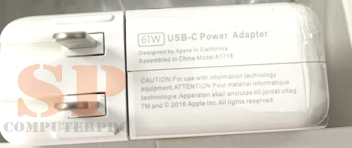 APPLE ADAPTER Macbook อแดปเตอร์ของแท้ APPLE Macbook Pro 13 A1706 A1707 A1708 A1718 Pro 12 A1534 A1540 A1646 หัว USB-C