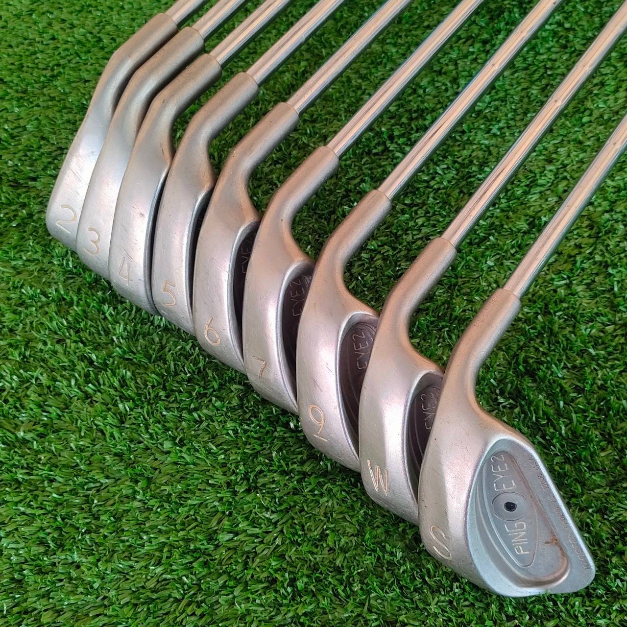 ชุดเหล็ก PING EYE2 จุดดำ มีเหล็ก 2 - 9 เเละ PW SW *** ขาดเหล็ก 8 *** ก้าน PING เดิมๆเลยครับ