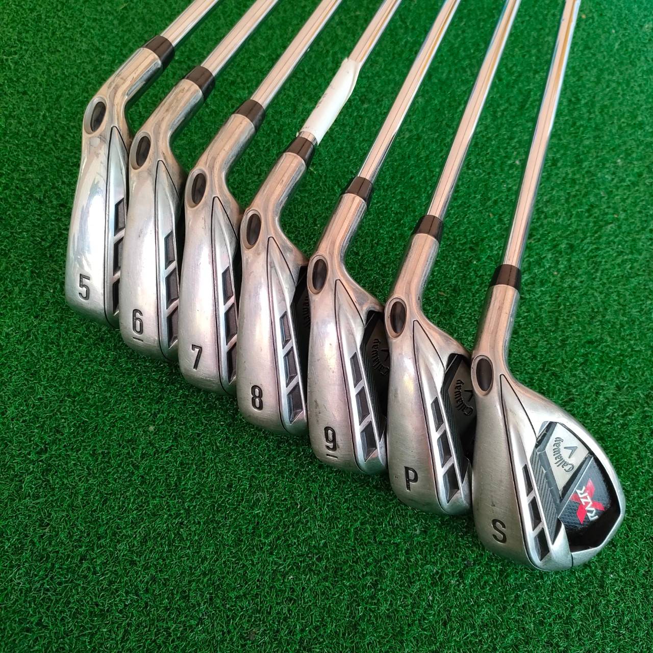 ชุดเหล็ก CALLAWAY RAZR X มีเหล็ก 5-9 PW SW ก้าน N.S.PRO 950GH FLEX R ตีง่ายสไตล์ Callaway