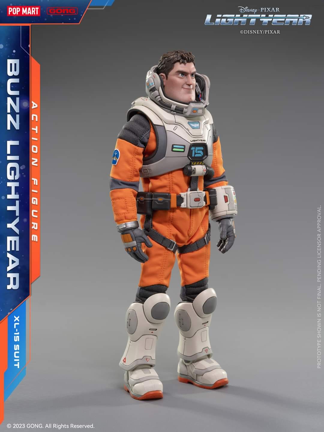 [สั่งจอง]POP MART Gong Studio : Buzz Lightyear XL-15 Suit version (22.5 Cm)