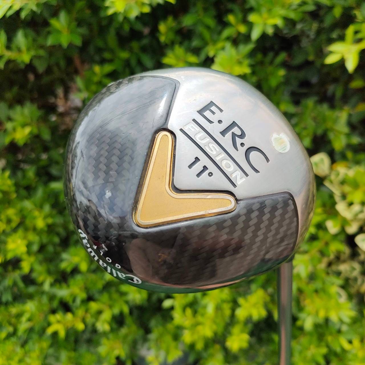 **ไม้กอล์ฟสำหรับผู้หญิง** DRIVER CALLAWAY E.R.C FUSION องศา 11 ก้าน RCH SYSTEM 50 FLEX L ใช้วัสดุเคฟล่าเป็นส่วนใหญ่ สุดยอดโครงสร้าง หน้าเด้งมากๆ ถ้าเข้าตรงกลางคือไกลมาก!!! ไม้กอล์ฟมือสอง ของแท้ BY NakaraLuxurious