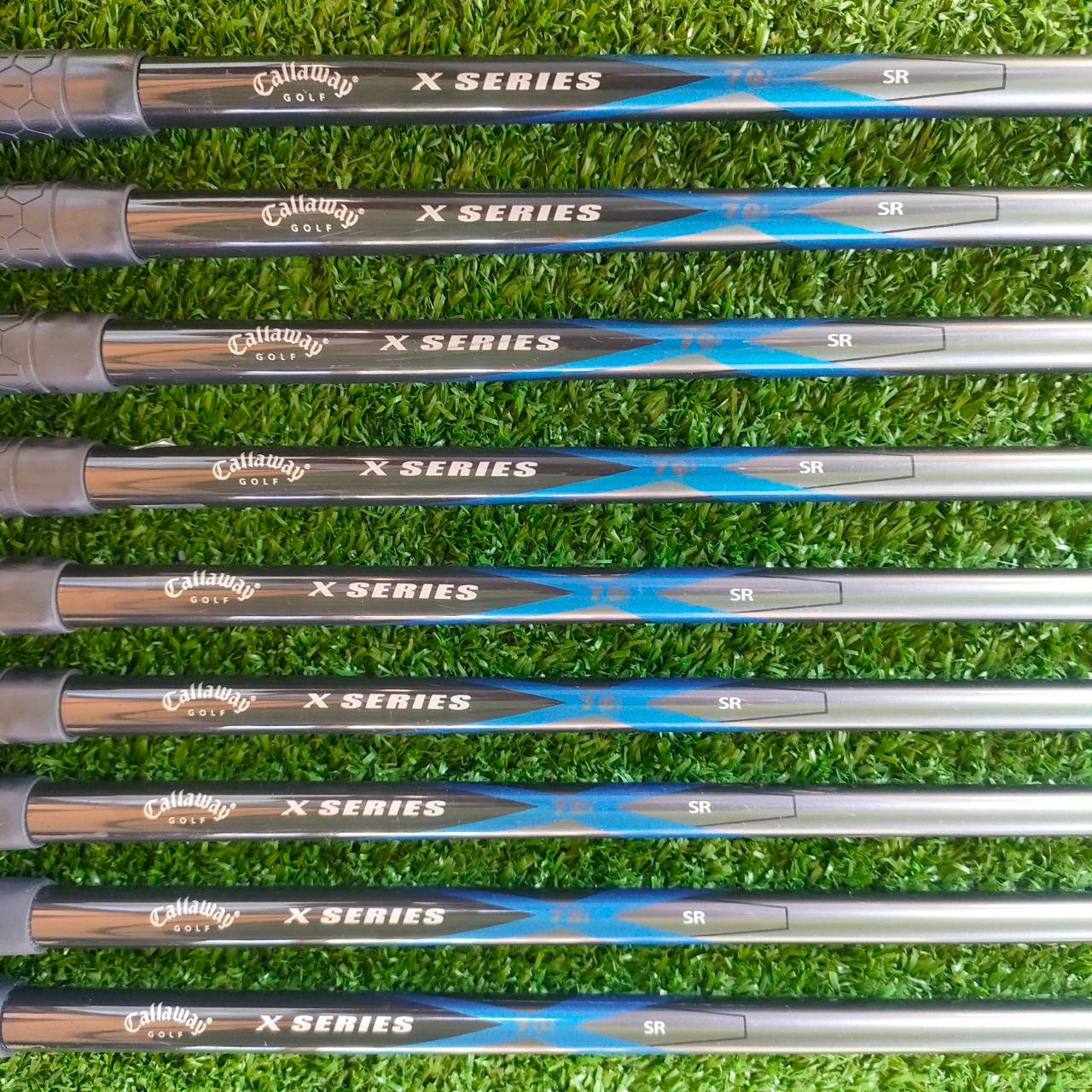 ชุดเหล็ก CALLAWAY X 20 มีเหล็ก 3-9 เเละ PW SW ก้าน CALLAWAY X SERIES FLEX SR สภาพสวยเดิมๆ ครบชุด 9 ชิ้น ตีง่ายมากๆ ชดเชยให้ตีตรง ตีได้ระยะแบบสุดๆ ก้านกริพเดิมทั้งหมด ไม้กอล์ฟพรีเมี่ยมมือสอง ของแท้ By NakaraLuxurious