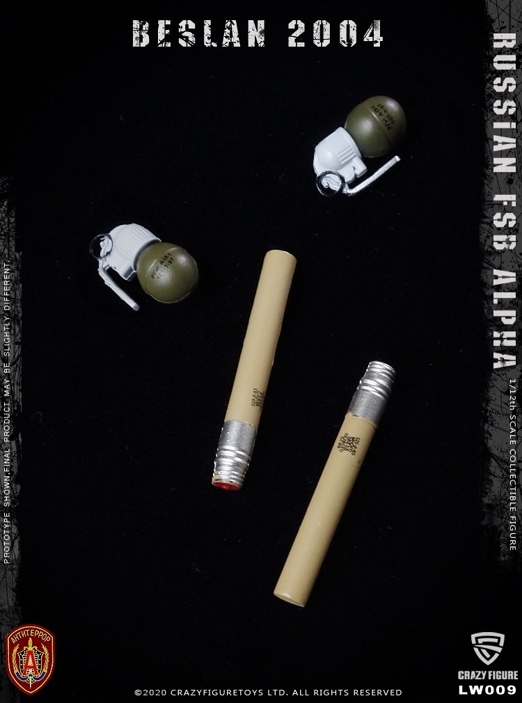 [สั่งจอง] Crazy Figure LW009 1/12 Russian alpha special forces sniper