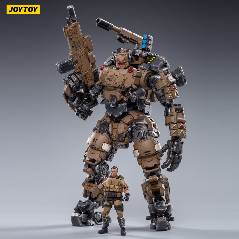 [สั่งจอง]JOYTOY JT0807 1/25 : Steel bone mecha (desert type)