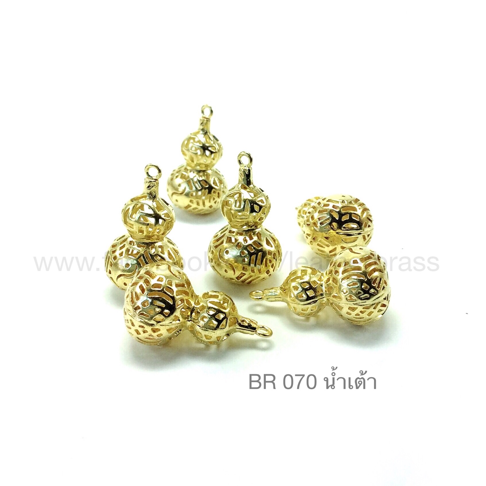BR070 จี้ห้อยประดับพวงกุญแจทองหลือง "ราคาต่อชิ้น" อะไหล่ทองเหลืองแท้ อุปกรณ์งานหนัง leatherbrass