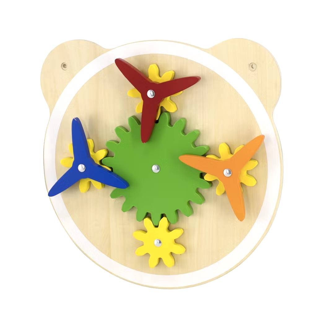 ชุดเกมติดผนังน้องหมี,กังหันลม , แผ่นติดผนัง เกมส์ไม้ ของเล่นเสริมพัฒนาการ, ของเล่น,ของเล่นติดผนัง,แถบแม่เหล็ก