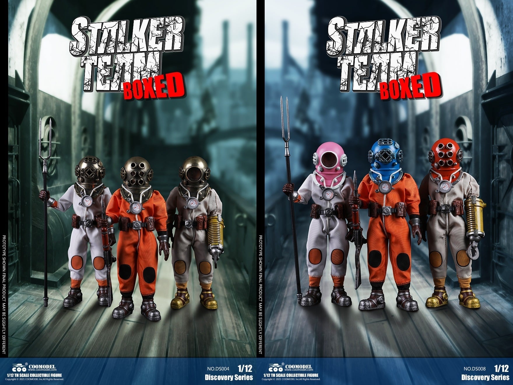 [สั่งจอง]COOMODEL 1/12 : DISCOVERY SERIES - STALKER TEAM (Bronze Edition/Color Edition)