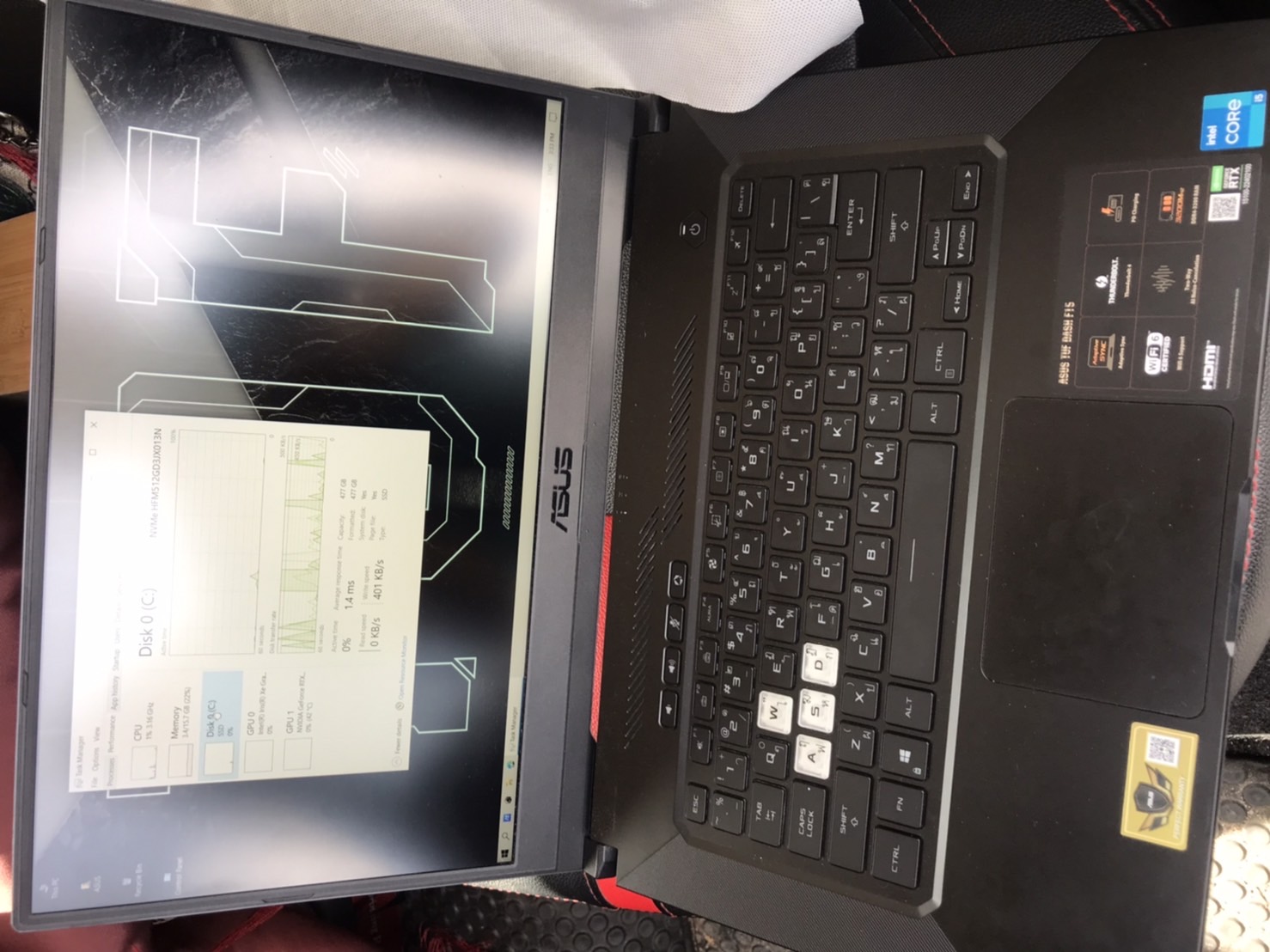 Asus TUF Gaming Dash F15 FX516PM-HN086T