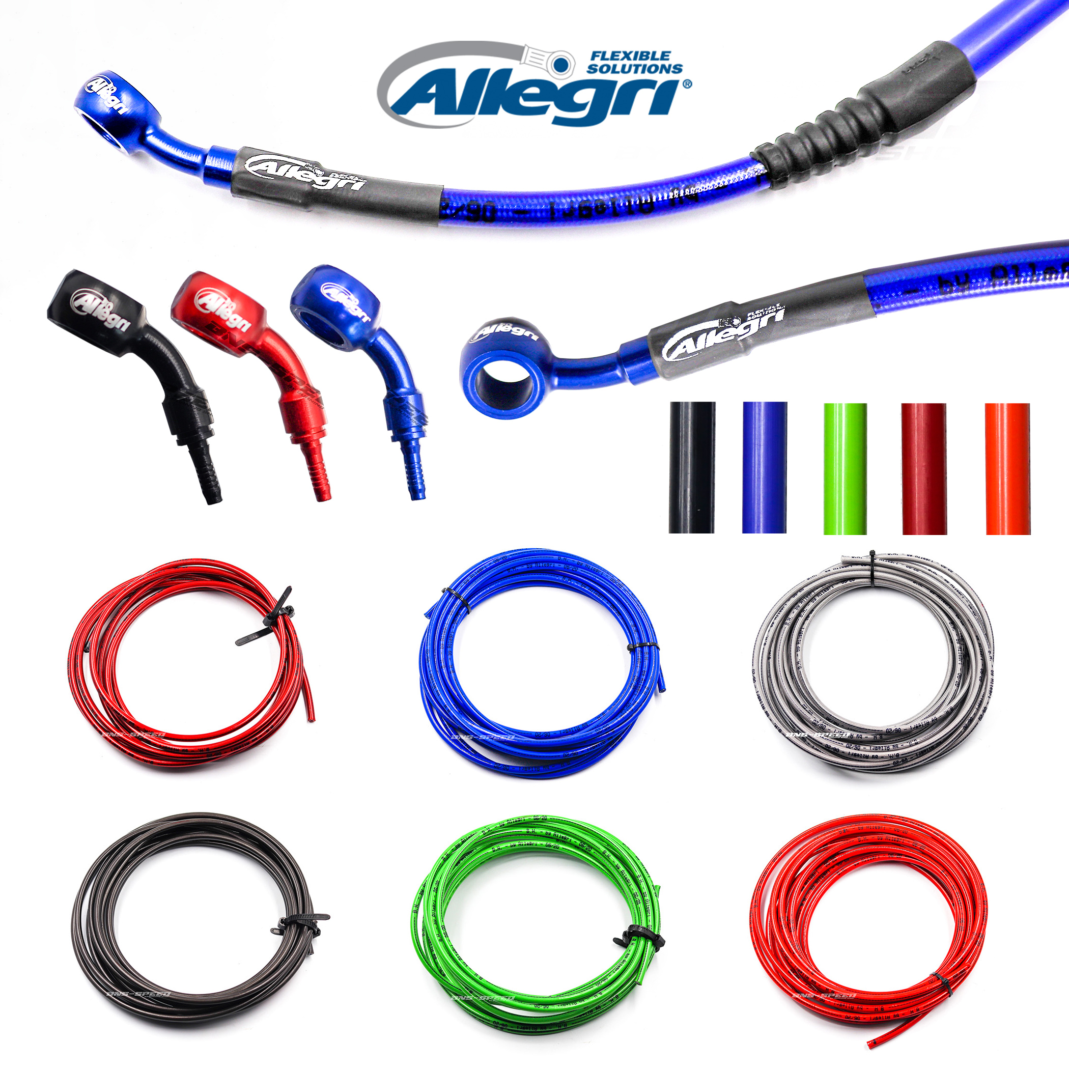 สายเบรค Allegri CRF250/300, KLX140/150/230/250, WR155R, KTM, Husqvarna, YZ250F, CRF250R