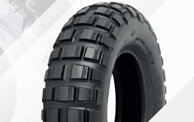 ยางนอกพร้อมยางใน IRC Tractor-Grip ขนาด 3.50-8
