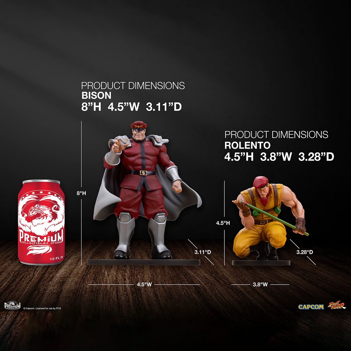 [สั่งจอง]Sideshow x PCS 906770 1/10 : M. BISON & ROLENTO