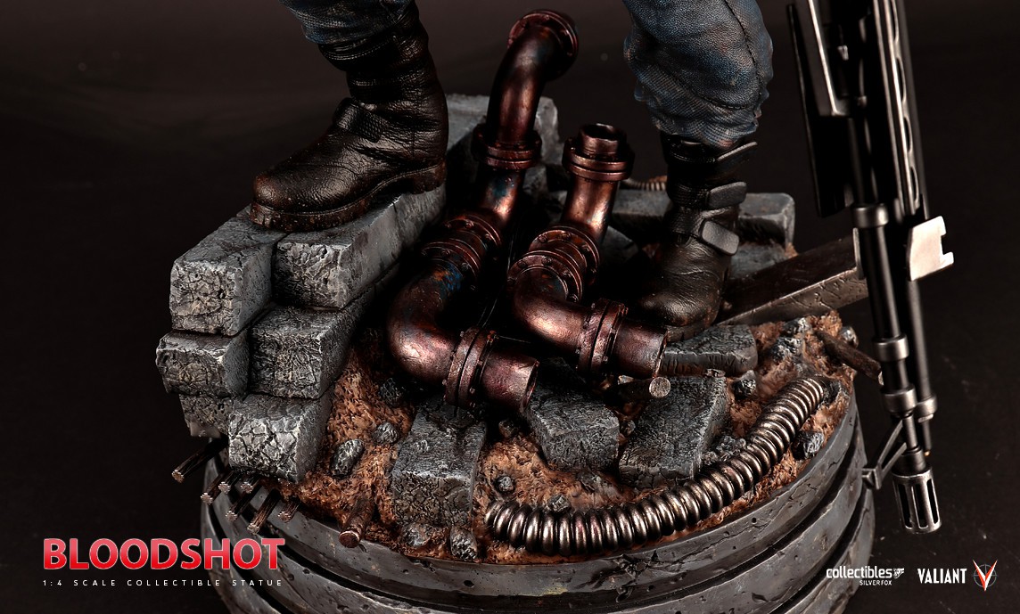 [สั่งจอง]Silver Fox 1/4 Valiant Legendary Scale Statue - Bloodshot