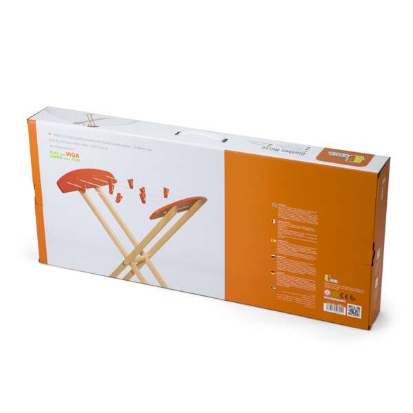 ม้าไม้ตากเสื้อผ้าตุ๊กตา ,ของเล่นเสริมทักษะ,ของเล่นเด็ก, สื่อการสอนอนุบาล,พร้อมส่ง