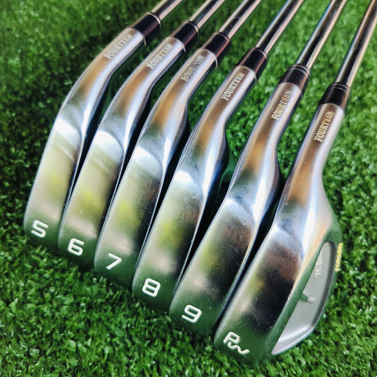 ชุดเหล็ก FOURTEEN TC550 FORGED ก้าน NSPRO MODUS3 FLEX S สุดยอดเหล็ก FORGED แถวหน้าของญี่ปุ่น ไม้กอล์ฟพรีเมี่ยมมือสอง ของแท้ By NakaraLuxurious