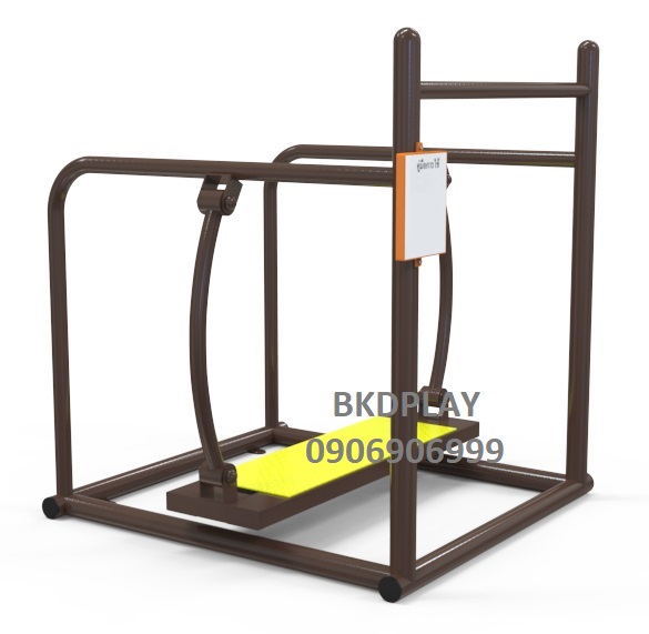 เครื่องออกกำลังกายกลางแจ้งผู้ใหญ่,บริหารเอว-สะโพก (แบบสกี) ,ลานกีฬาอเนกประสงค์ ,สวนสาธารณะ ,เทศบาล ,หมู่บ้าน ,ผลิตในไทย ,สั่งทำตามสีที่ต้องการได้ ขนาด 100 x 100 x120 ซม.