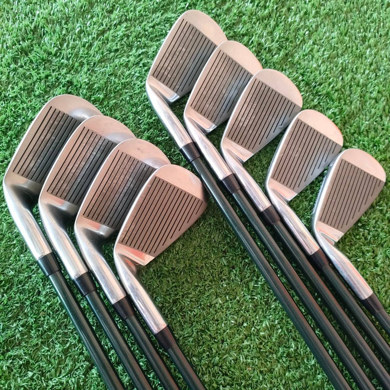 ชุดเหล็ก WILSON REFLEX มีเหล็ก 3-9 เเละ PW SW ครบเครื่อง ก้าน PREFLEX FLEX R สวยเดิม กริพเดิม มีร่อง SHOCK TRAP ไม้กอล์ฟมือสอง ของแท้ BY NakaraLuxurious