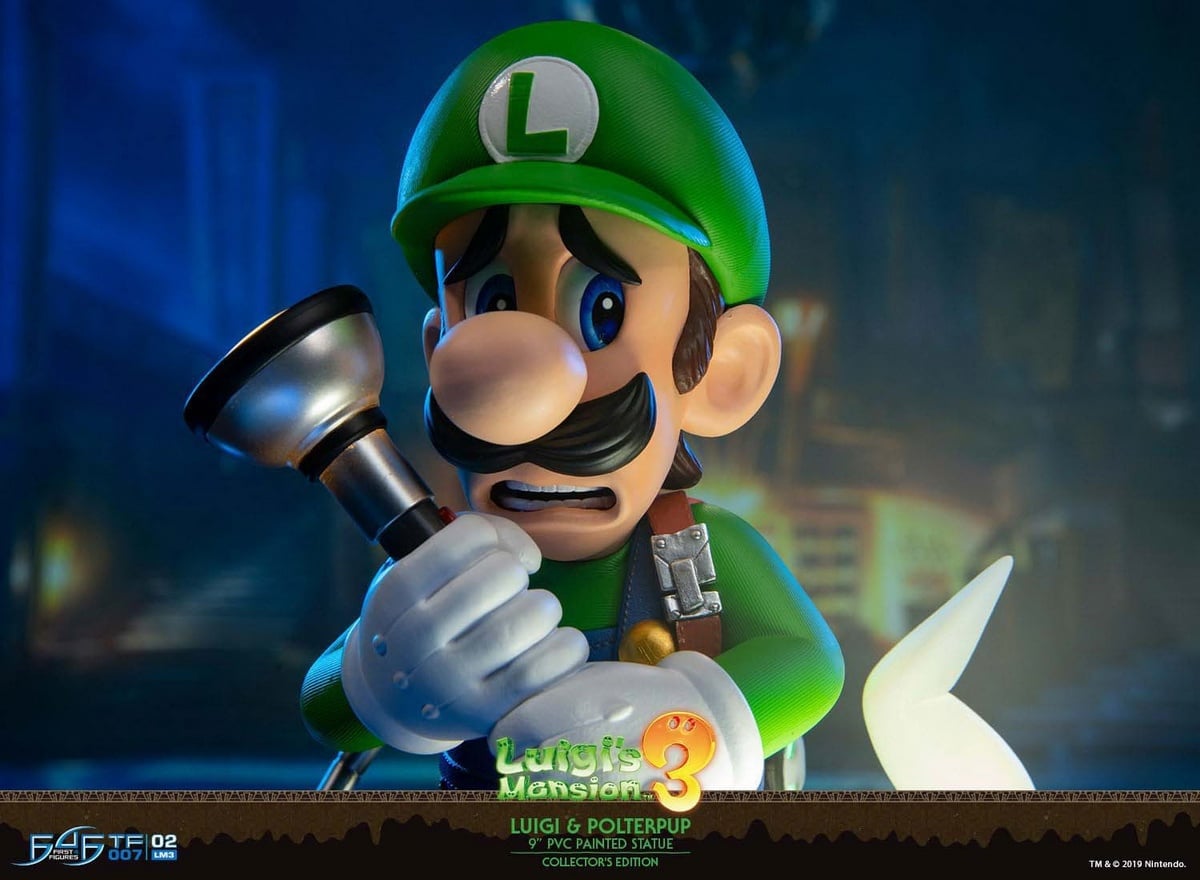 [สั่งจอง]First 4 Figures 23cm : LUIGI'S MANSION 3 – LUIGI AND POLTERPUP COLLECTOR'S EDITION