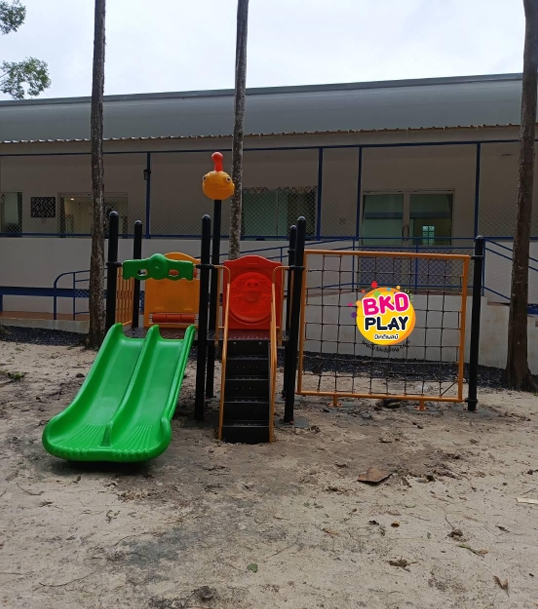 เครื่องเล่นสนามกลางแจ้ง,ชุดเจ้าตัวเล็กสไลเดอร์ปีนป่าย ของเล่น,ครุภัณฑ์สนามเด็กเล่น, สพฐ,โครงการโรงเรียนประชารัฐ playground,สไลเดอร์,ของเล่นเสริมพัฒนาการ,เครื่องเล่นสนาม, สนามเด็กเล่น