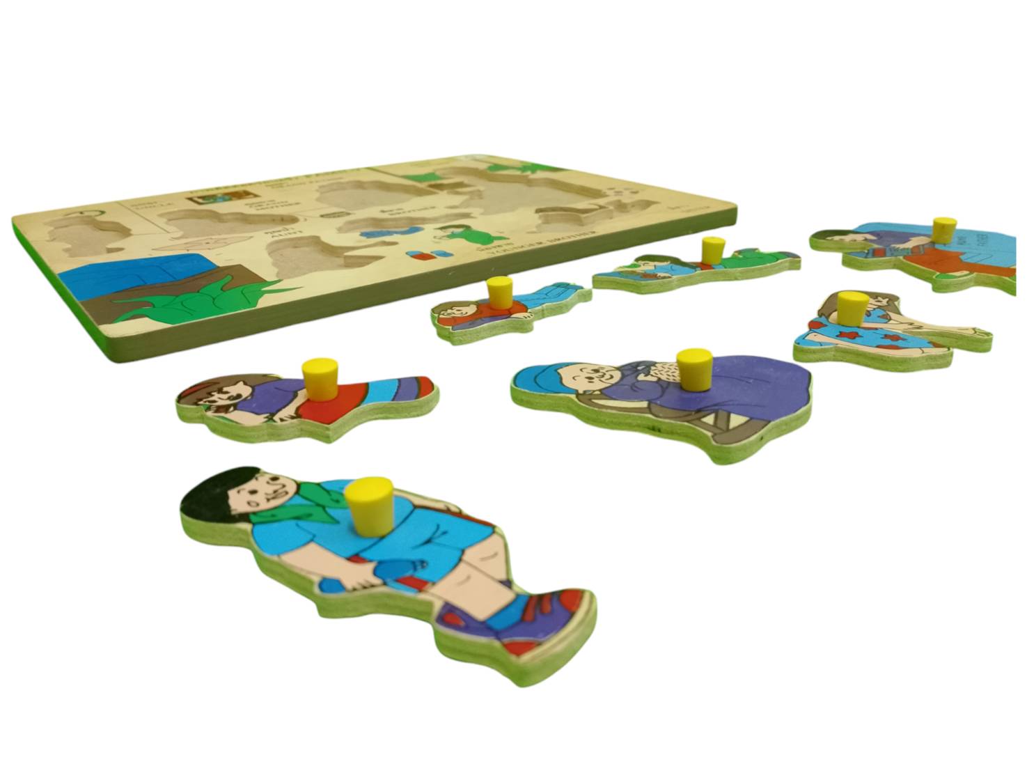 ภาพตัดต่อเด็กครอบครัว (8 ชิ้น) ตัวต่อ,จิ๊กซอ, ของเล่นเสริมพัฒนาการเด็ก, ของเล่น,สื่อการสอน,พร้อมส่ง