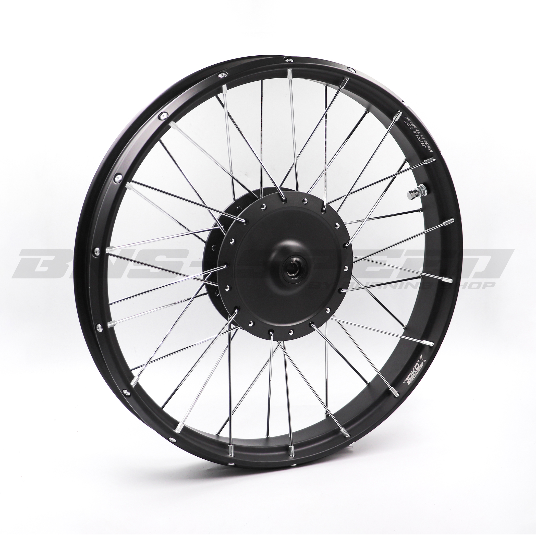 ชุดล้อ Yoko CrossX Tubeless CT125 - สีดำด้าน