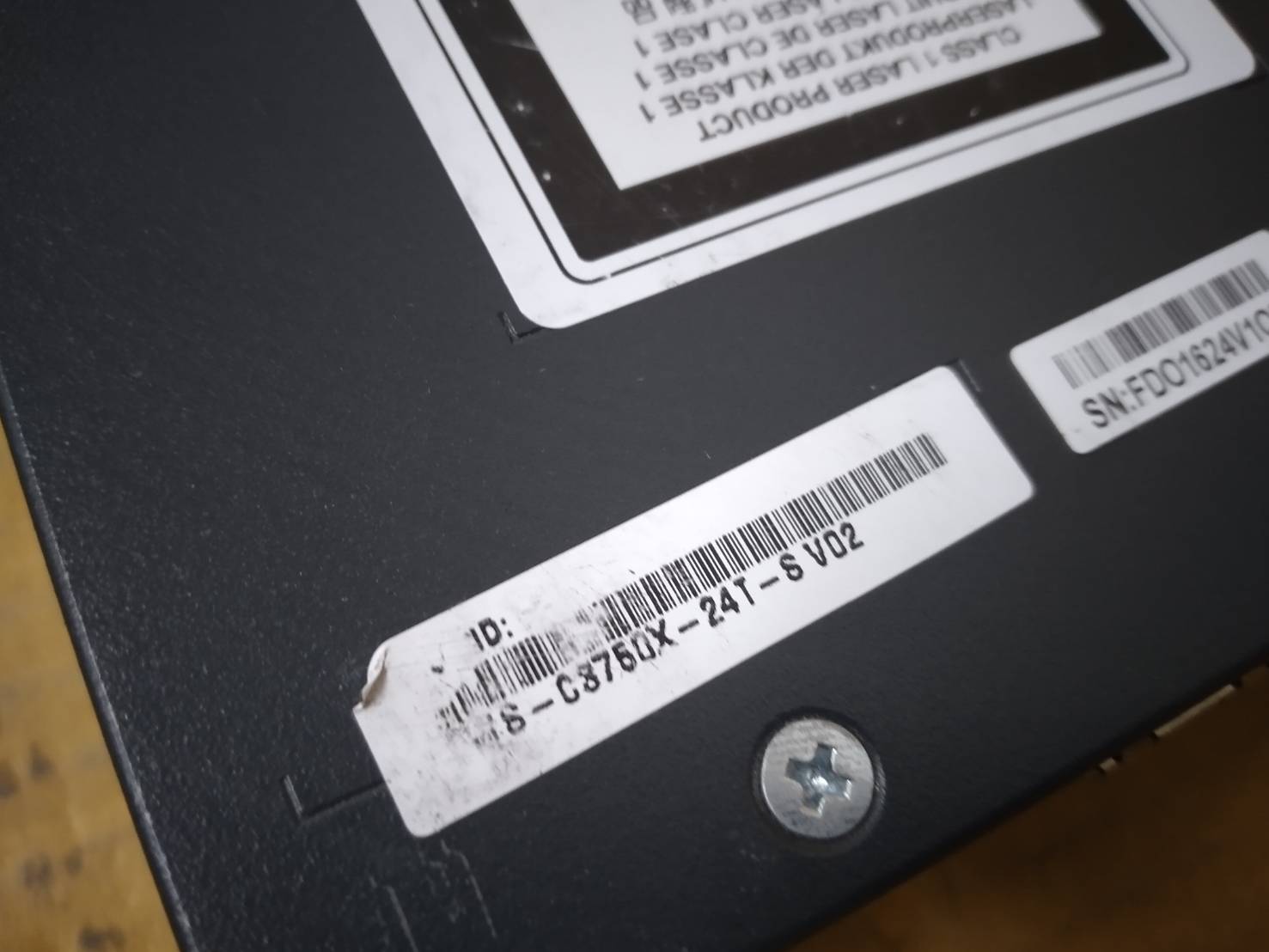 Cisco WS-C3750X-24T-S 24 Port Gigabit Switch