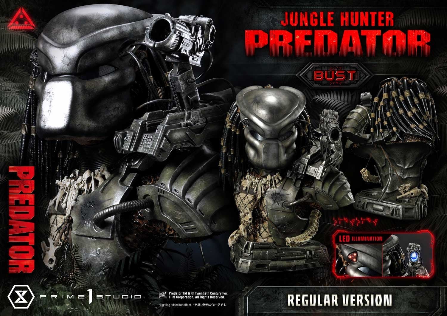 [สั่งจอง]Prime 1 Studio 1/3 : Jungle Hunter Predator Bust (Predator 1987)