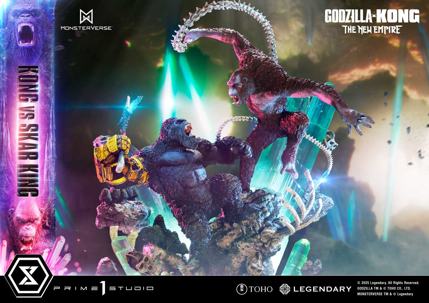[สั่งจอง]Prime 1 Studio UDMGXK-02: Kong vs Skar King (Godzilla x Kong: The New Empire)