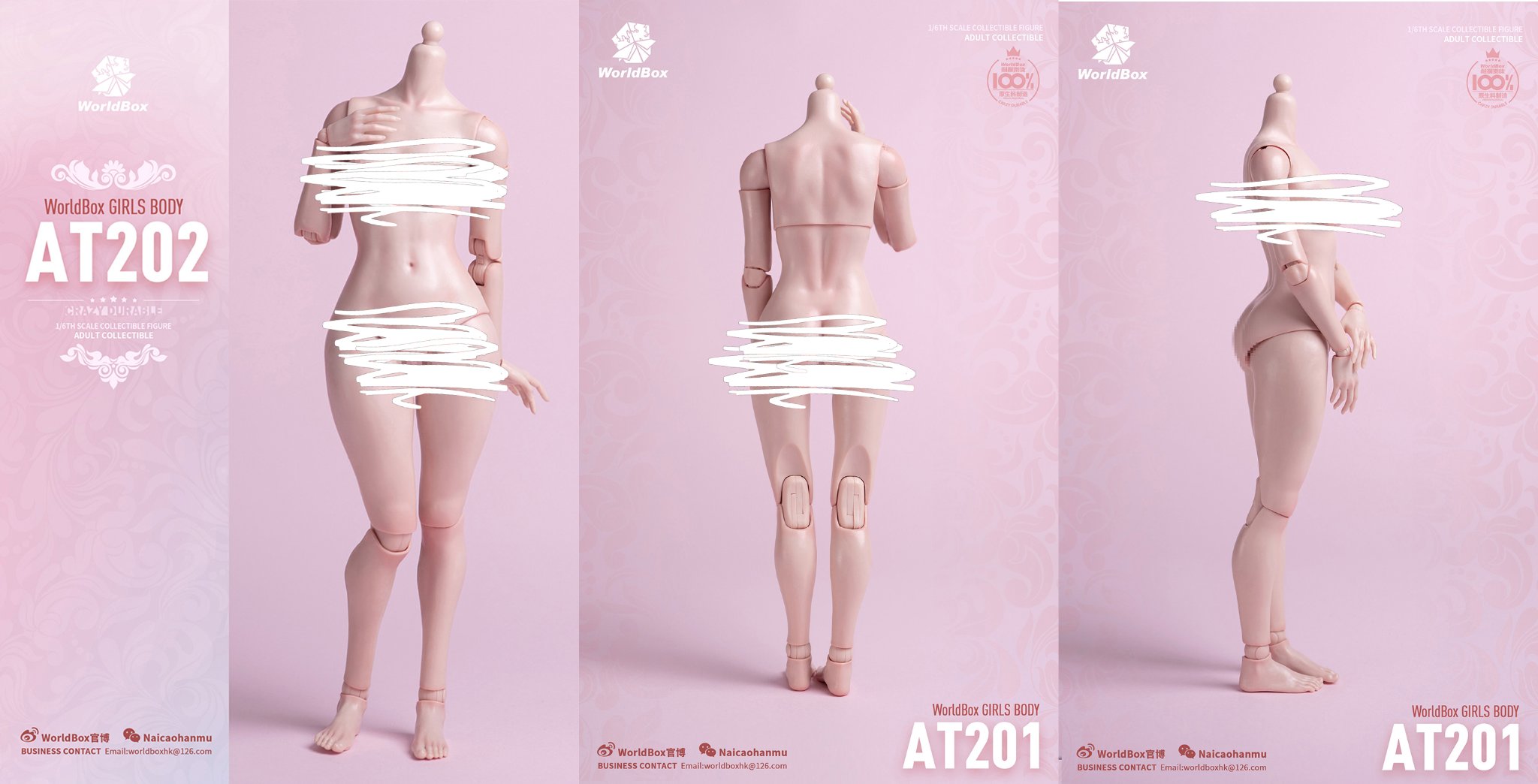[สั่งจอง] Worldbox 1/6 : Girl Body