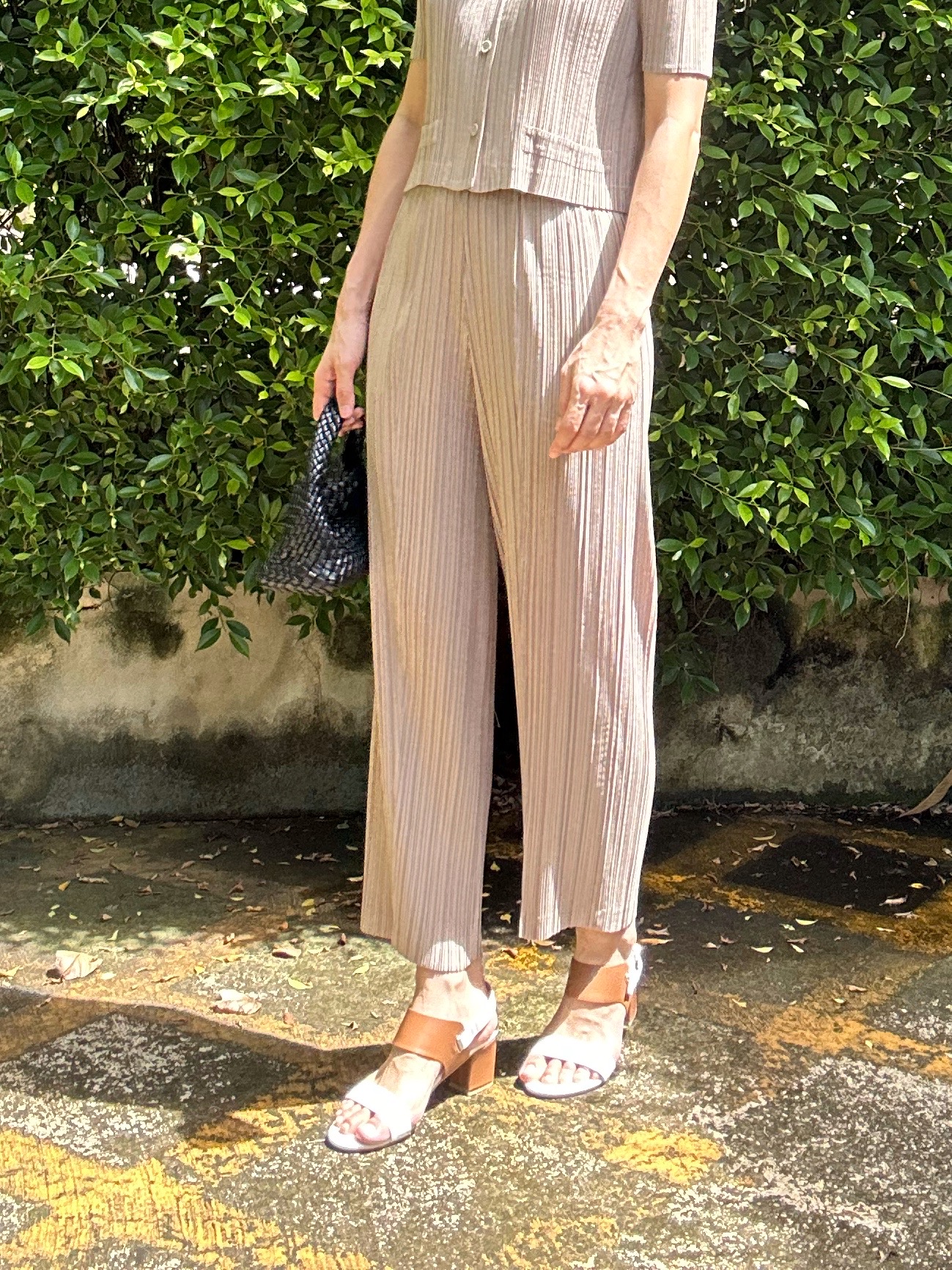 ยาว 36 นิ้ว 2MUAY GJO1410 กางเกงพลีทคุณภาพ STRIGHT PLEATED PANTS 8 สี FREE SIZE