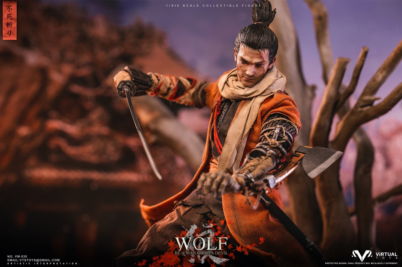 สั่งจอง] VTS TOYS 1/6 The wolf of Ashina VM-030/VM-030DX Normal 