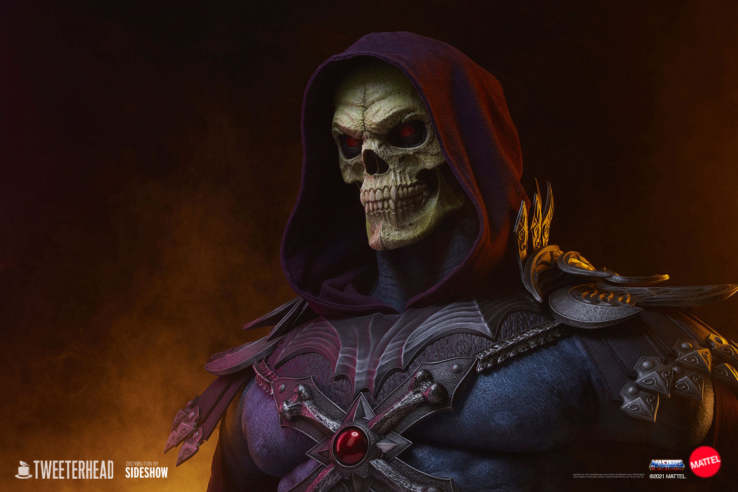 [สั่งจอง]Tweeterhead 907435 1/1 Life-Size Bust : Skeletor