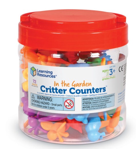 ชุดตัวนับจำนวนสัตว์ในสวน ของเล่นเสริมพัฒนาการ ,ของเล่นเสริมทักษะ,ของเล่นเด็ก, สื่อการสอนอนุบาล