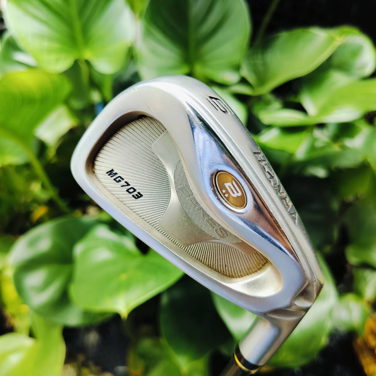 ชุดเหล็ก HONMA BERES MG703 ก้าน ** 2 ดาว ** ก้านถักพรีเมี่ยม เหล็กหน้าเด้งตีไกล สวีตสปอตกว้าง ตีง่าย ก้านเบา 49 กรัม แม้สปีดไม่แรงก็สามารถเร่งสปีดได้ดีมาก MADE IN JAPAN SAKATA ไม้กอล์ฟพรีเมี่ยม ของแท้ By NakaraLuxurious