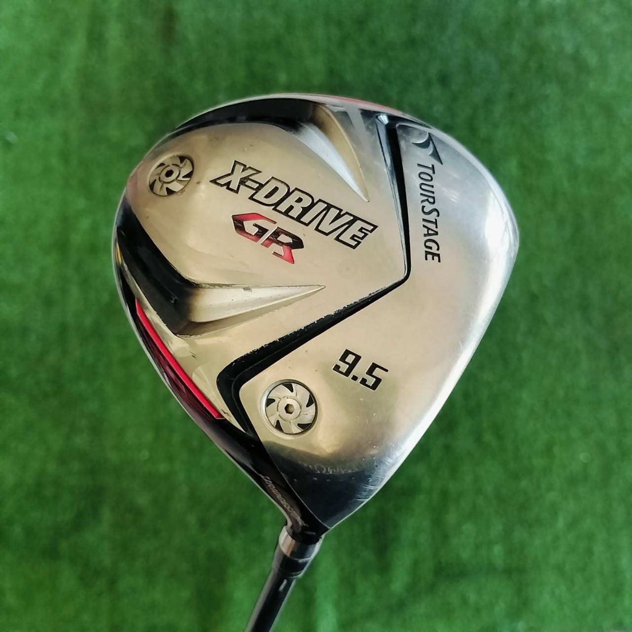 DRIVER TOURSTAGE X-DRIVE GR 9.5 ก้าน Quadra Fire express LD60 ก้านโหดมาก!!!!!!! ไม้กอล์ฟพรีเมี่ยมมือสอง ของแท้ By NakaraLuxurious