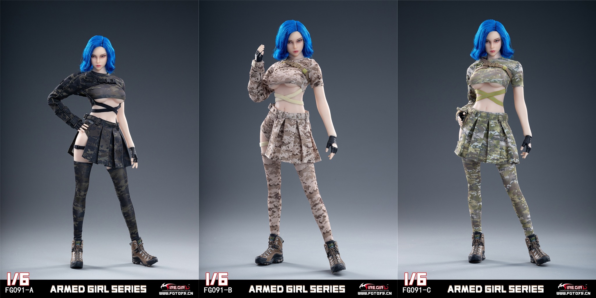 [สั่งจอง]Fire Girl Toys FG091 1/6 : Armed Girl Series