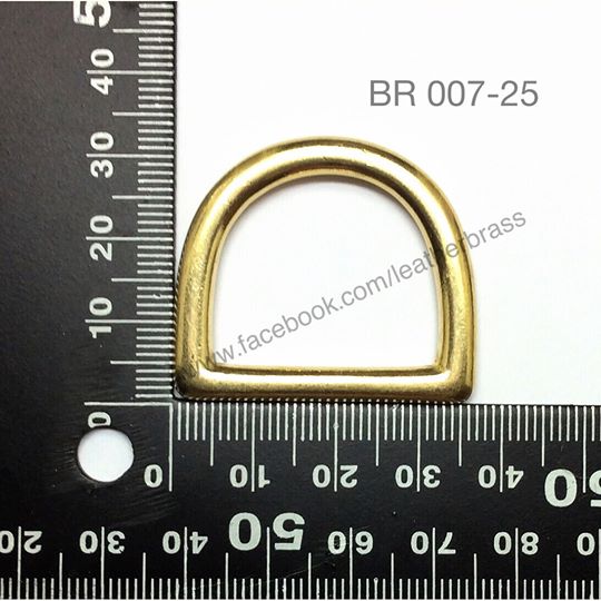 BR007 ห่วงตัวดี อะไหล่ประกอบกระเป๋า ทองเหลืองแท้ ** ราคาต่อชิ้น**