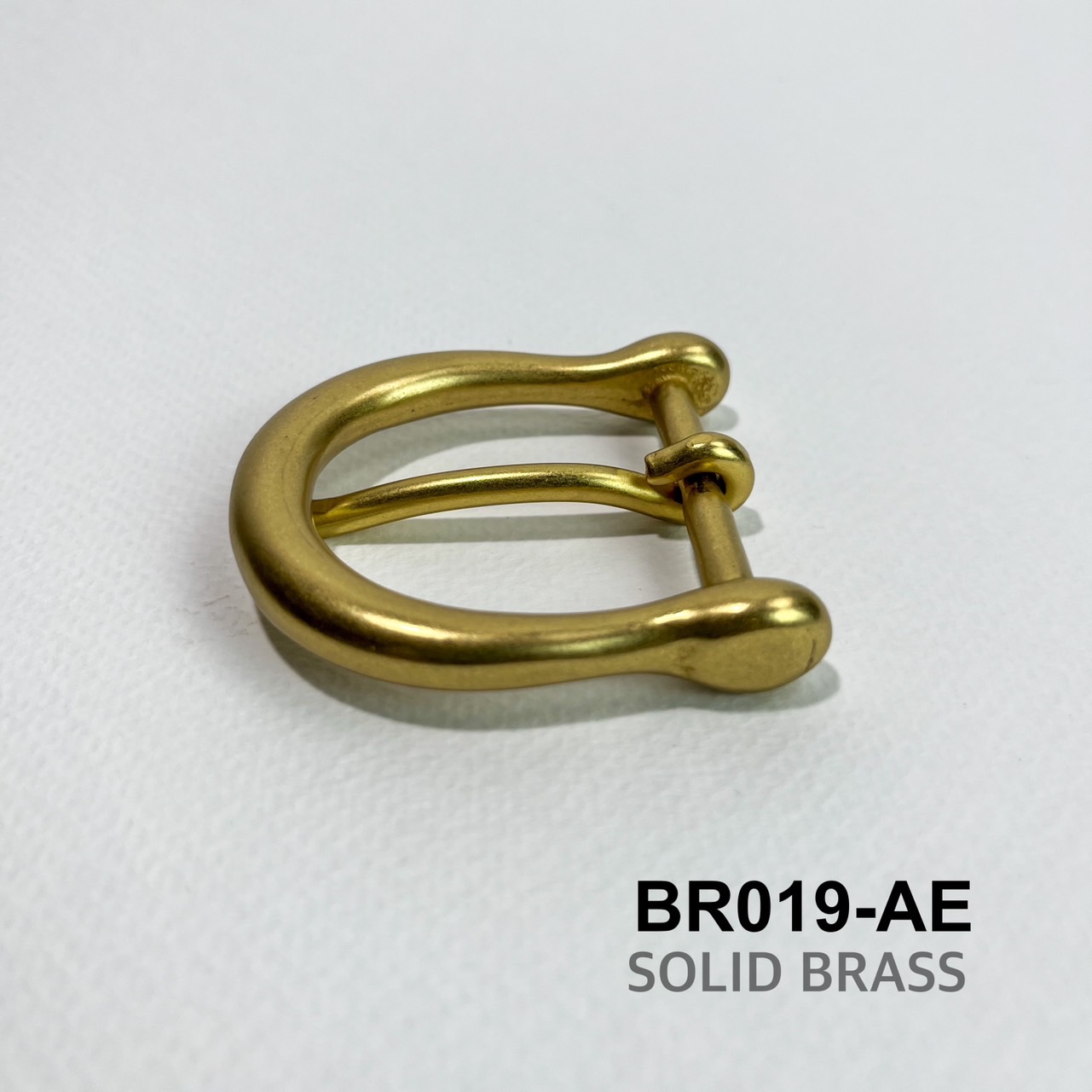 BR019-AE หัวเข็มขัดทองเหลืองแท้ ขนาด 38 มิล ชนิดลวด อะไหล่ทองเหลือง ** ราคาต่อชิิ้น**
