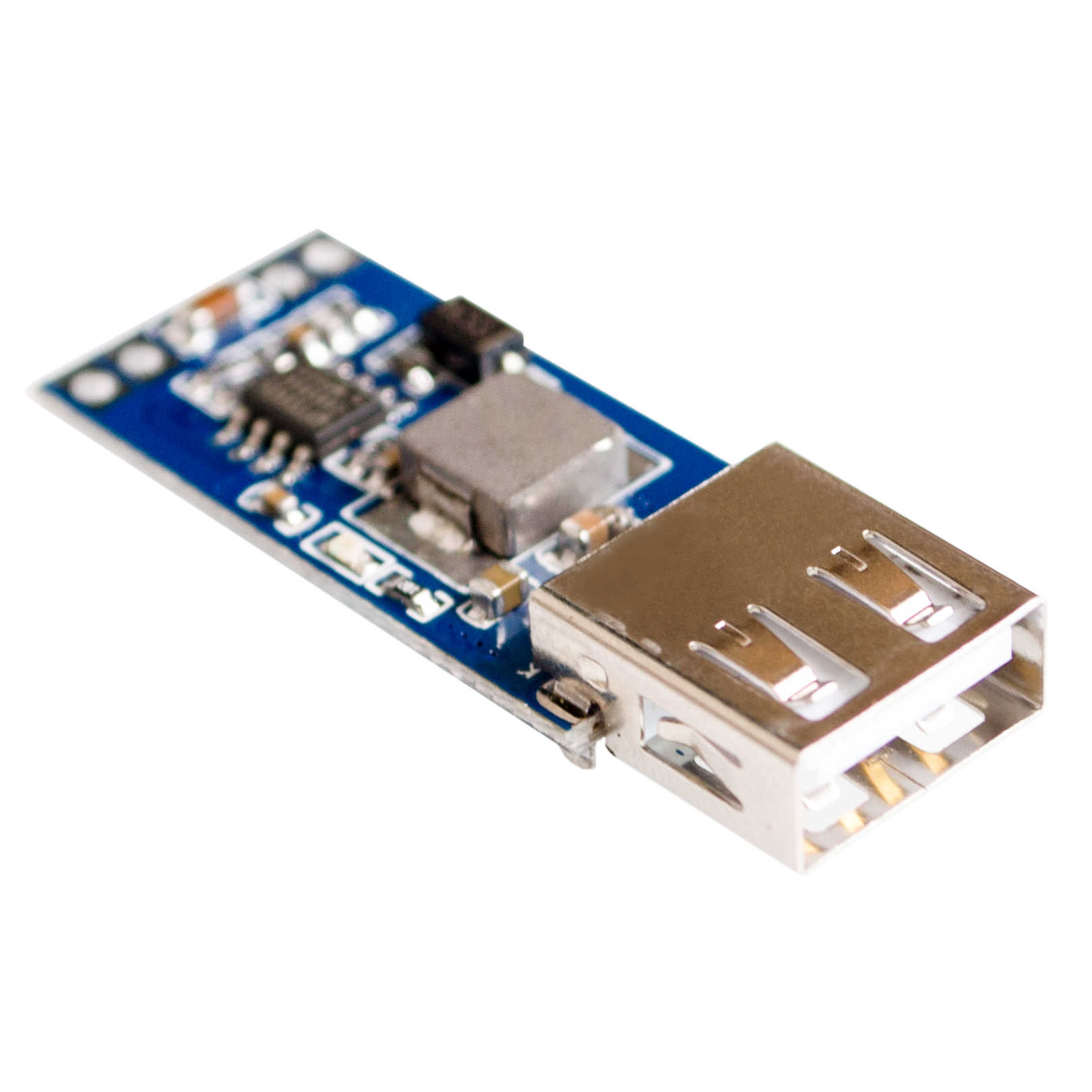 โมดูลแปลงไฟลง เป็น 5V USB 9V/12V/24V to 5V DC-DC buck module car charger 3A output USB buck regulated power supply step down