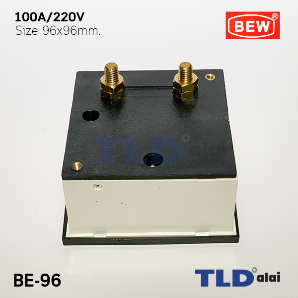 พาแนลมิเตอร์ แบบเข็ม ขนาด 100A ขนาด 96x96 mm. รุ่น BE-96 พร้อมอุปกรณ์ยึด Panel Meter ตัววัดความถี่ไฟฟ้า (Analog Frequency Panel Meter)