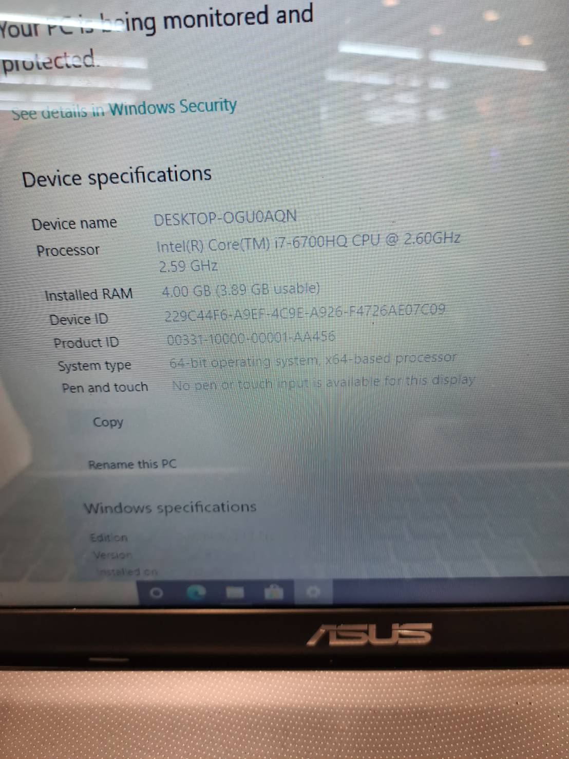 โน้ตบุ๊ค Notebook Asus - 15.6 inch สินค้ามีประกัน