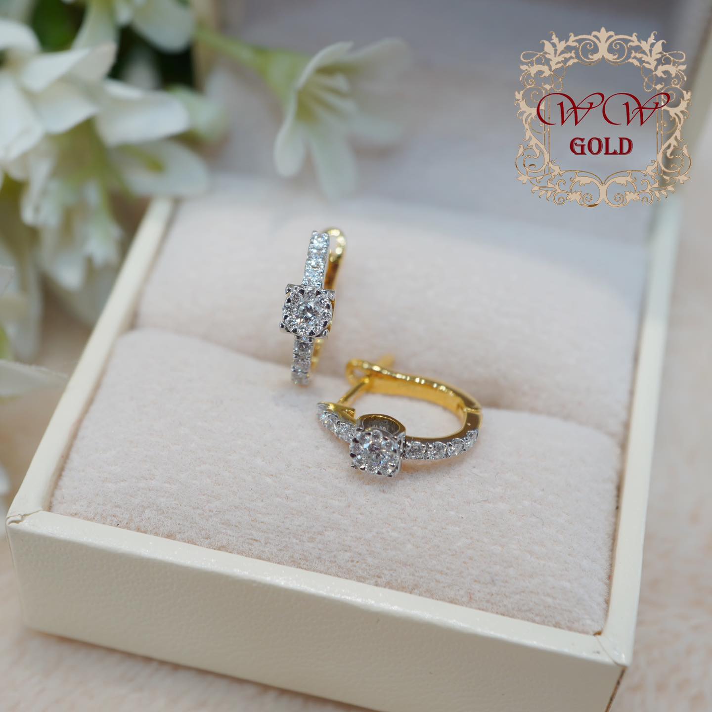 ต่างหูห่วงประกบ