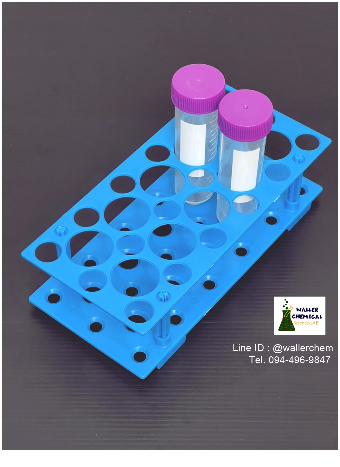2. Centrifuge Rack ขนาด 15ml/18ช่อง, 50ml/10ช่อง