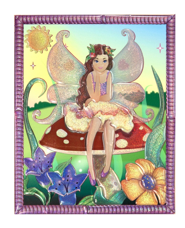 ชุดติดสติ๊กเกอร์ตามตัวเลขบนแผ่นพลาสติก รุ่นลายนางฟ้า ฝึกการรู้จักตัวเลข ฝึกสมาธิ Peel Press Sticker by Number Fairy Melissa&Doug, ของเล่นเสริมพัฒนาการ, ของเล่น