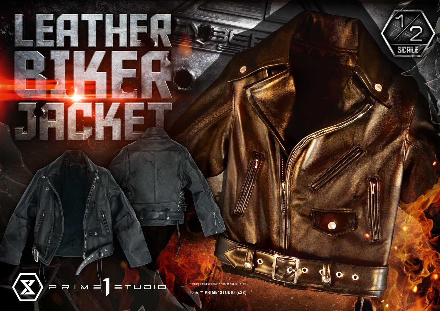 [สั่งจอง]Prime 1 Studio PSPT1-01 1:2 Scale : Leather Biker Jacket