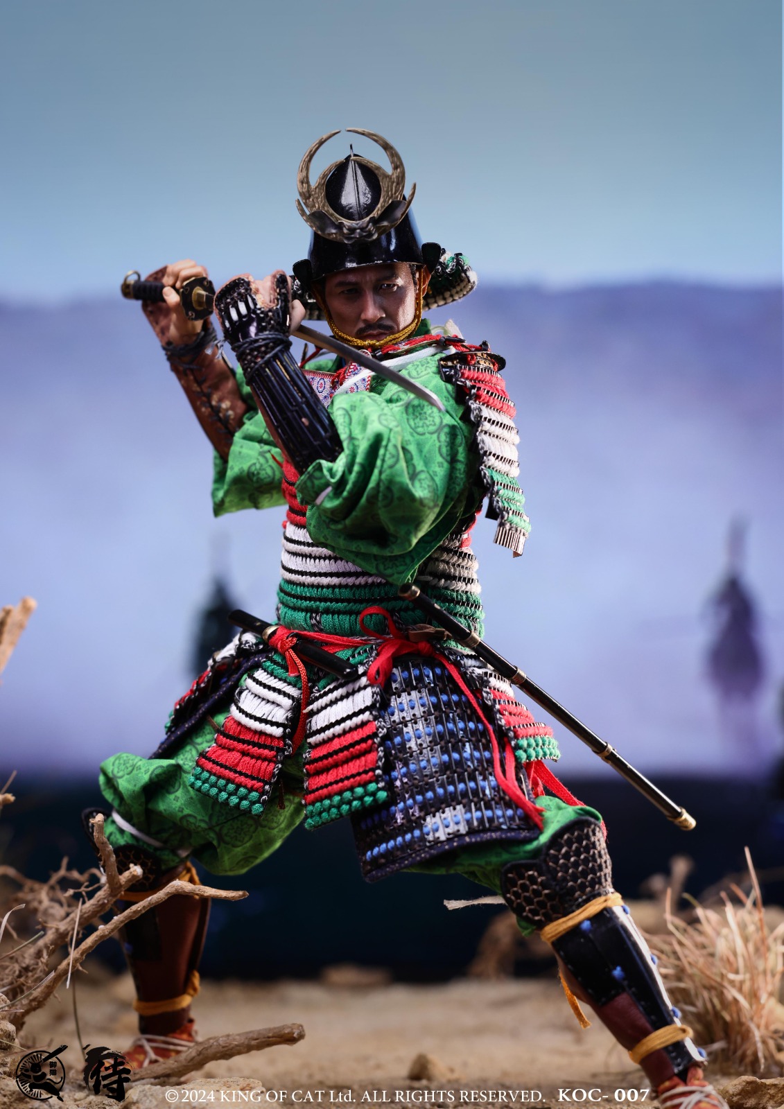 [สั่งจอง]Royal Cat Studio 1/6 : Furinzan Second Series Two-Barrel Gun Samurai